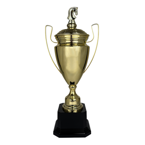 Trofeo de Copa de Metal con Figura Serie M1